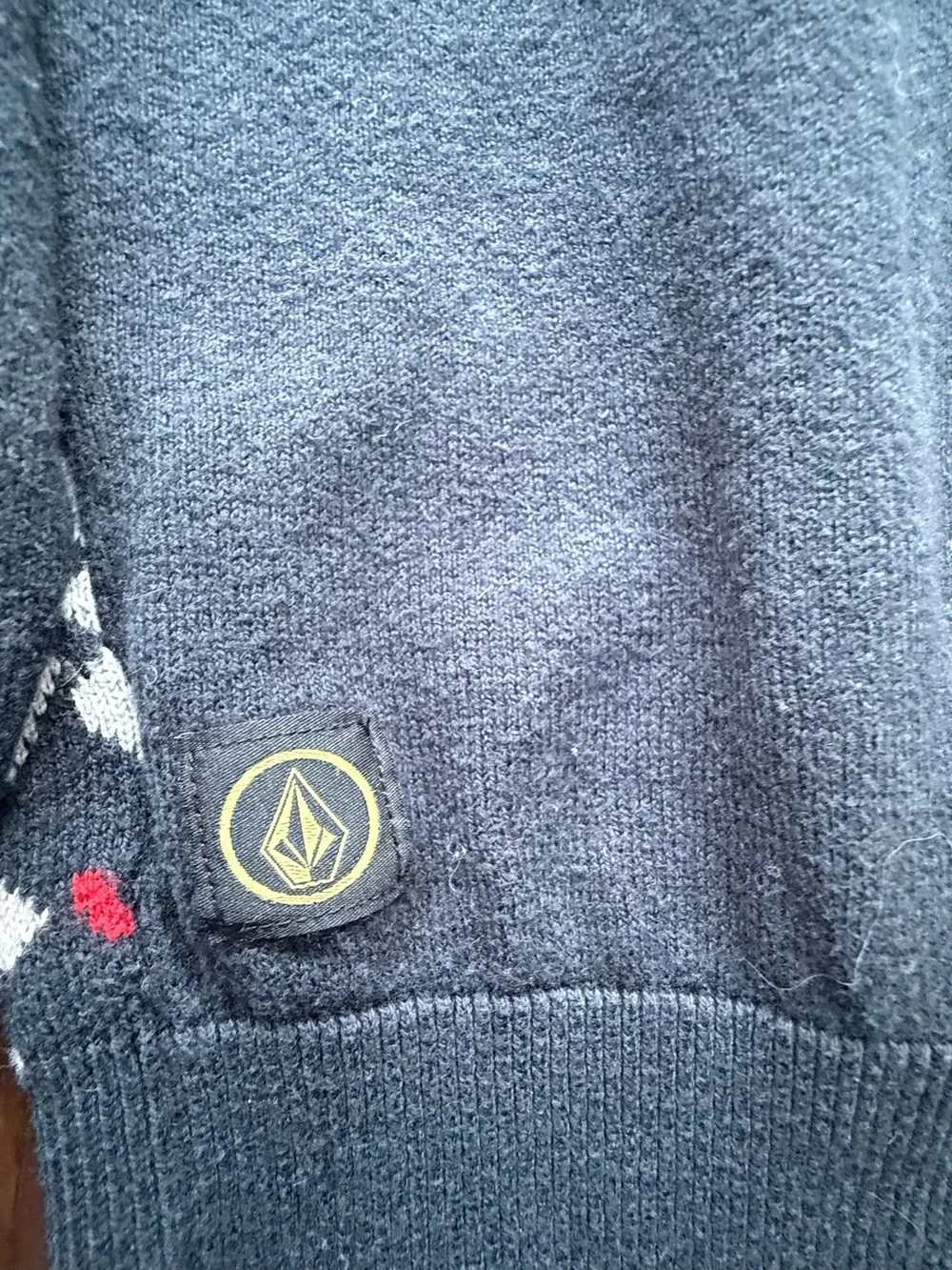 Volcom Black Holiday Reindeer Crewneck Sweater large